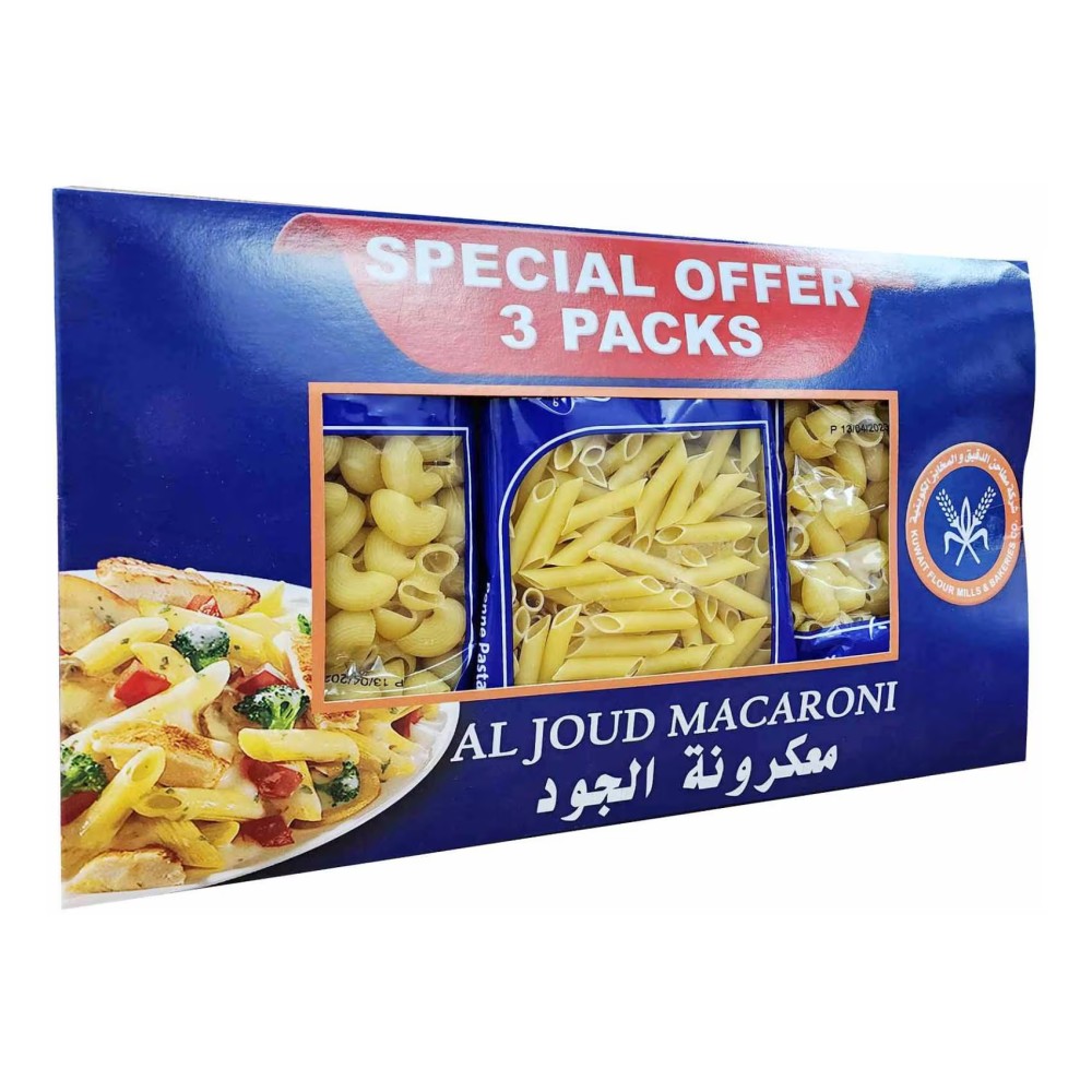 Al Joud Macaroni 400g Pack of 3