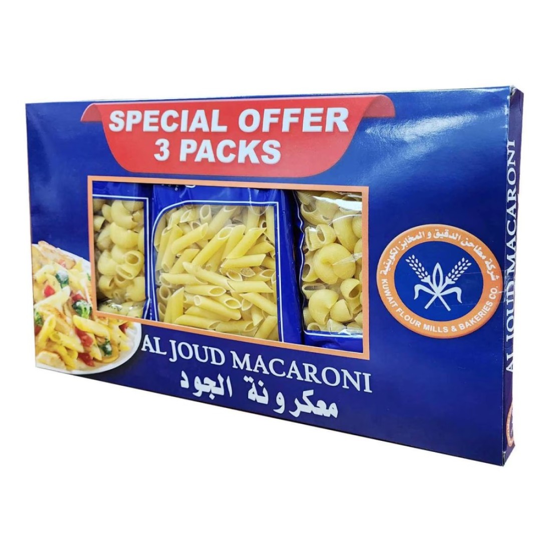 Al Joud Macaroni 400g Pack of 3