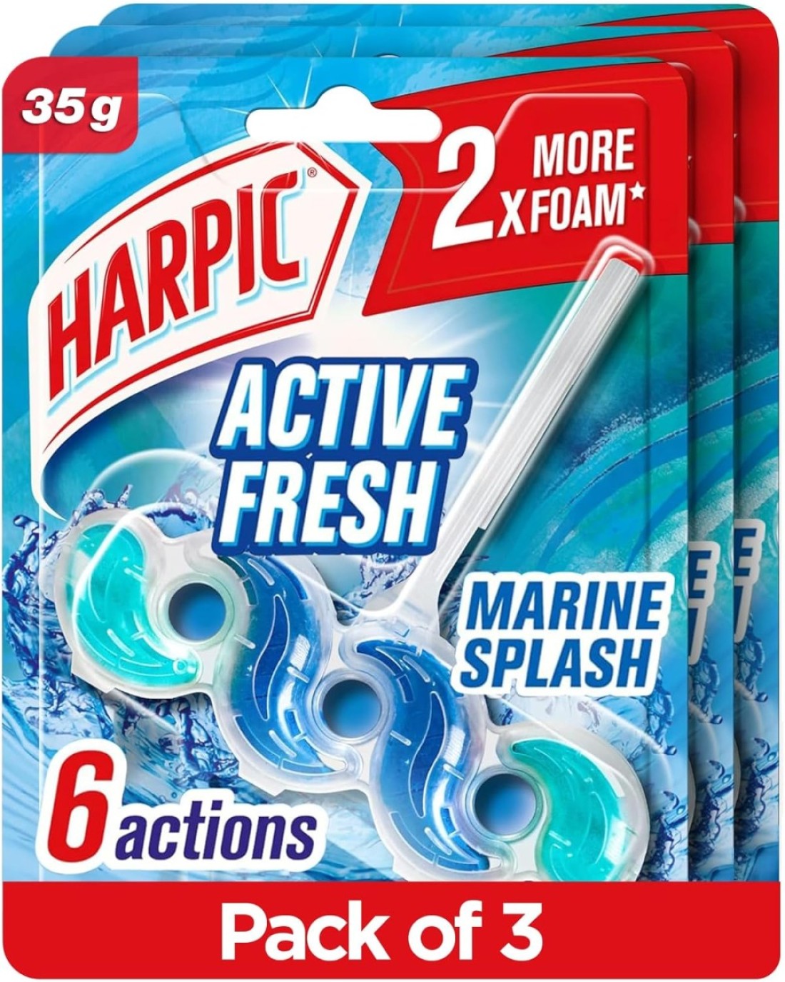 HARPIC ITB ACT FRESH MARIN SPLS 35GM 2P1