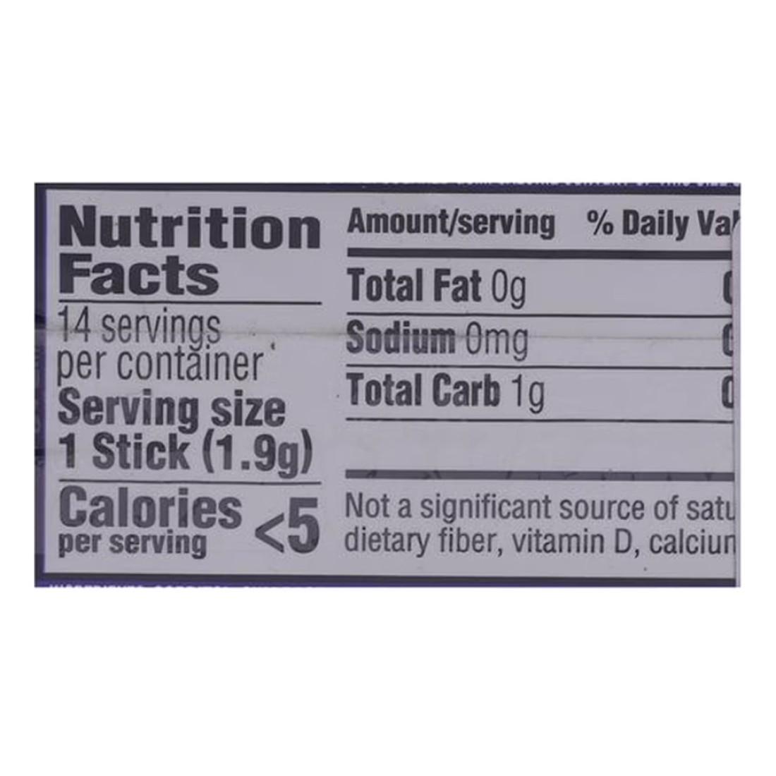 Trident Sugar-Free Gum Sticks Original Flavour 14 Sticks
