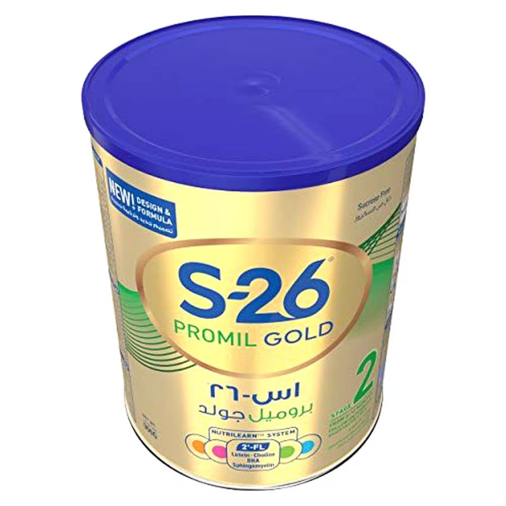 S-26 Gold Baby Milk Formula Powder, Stage 2, 6 to 12 Months, 1600g