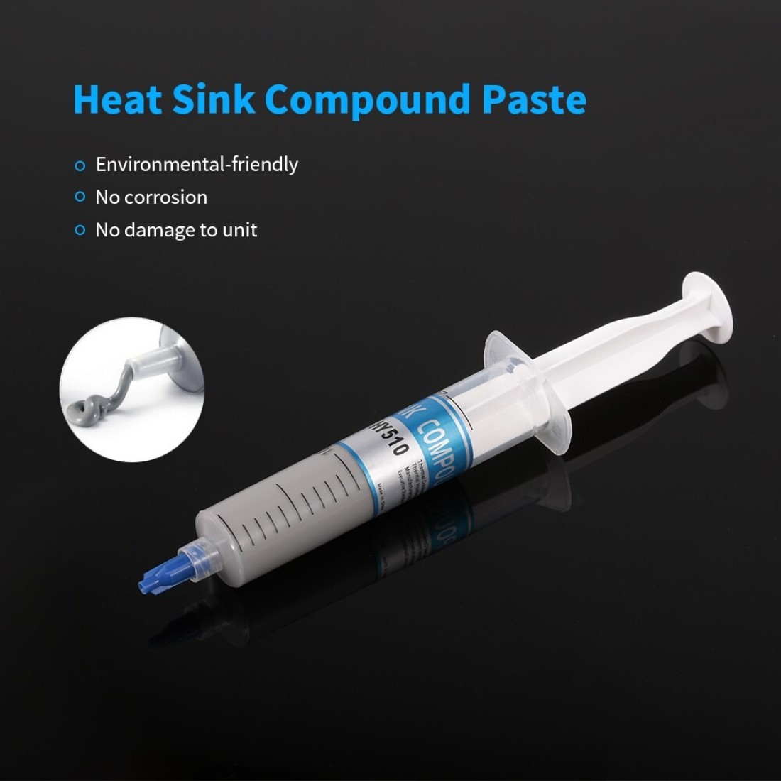 Generic-Thermal Compound Paste Heat Sink Paste Thermal Compound CPU Silicone Plaster for All Coolers HY510