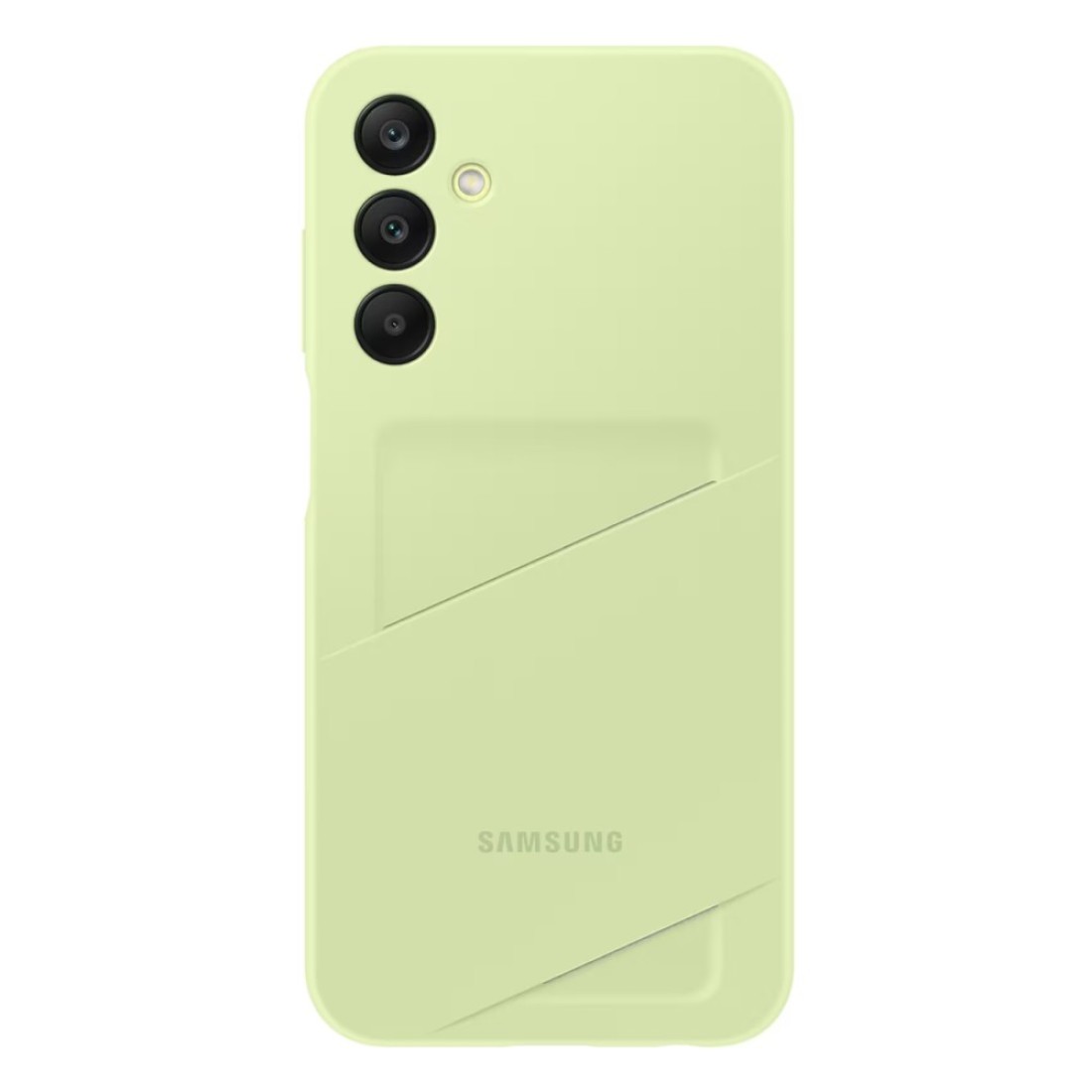 Samsung Case Cover with Card Slot for Galaxy A25 5G Lime