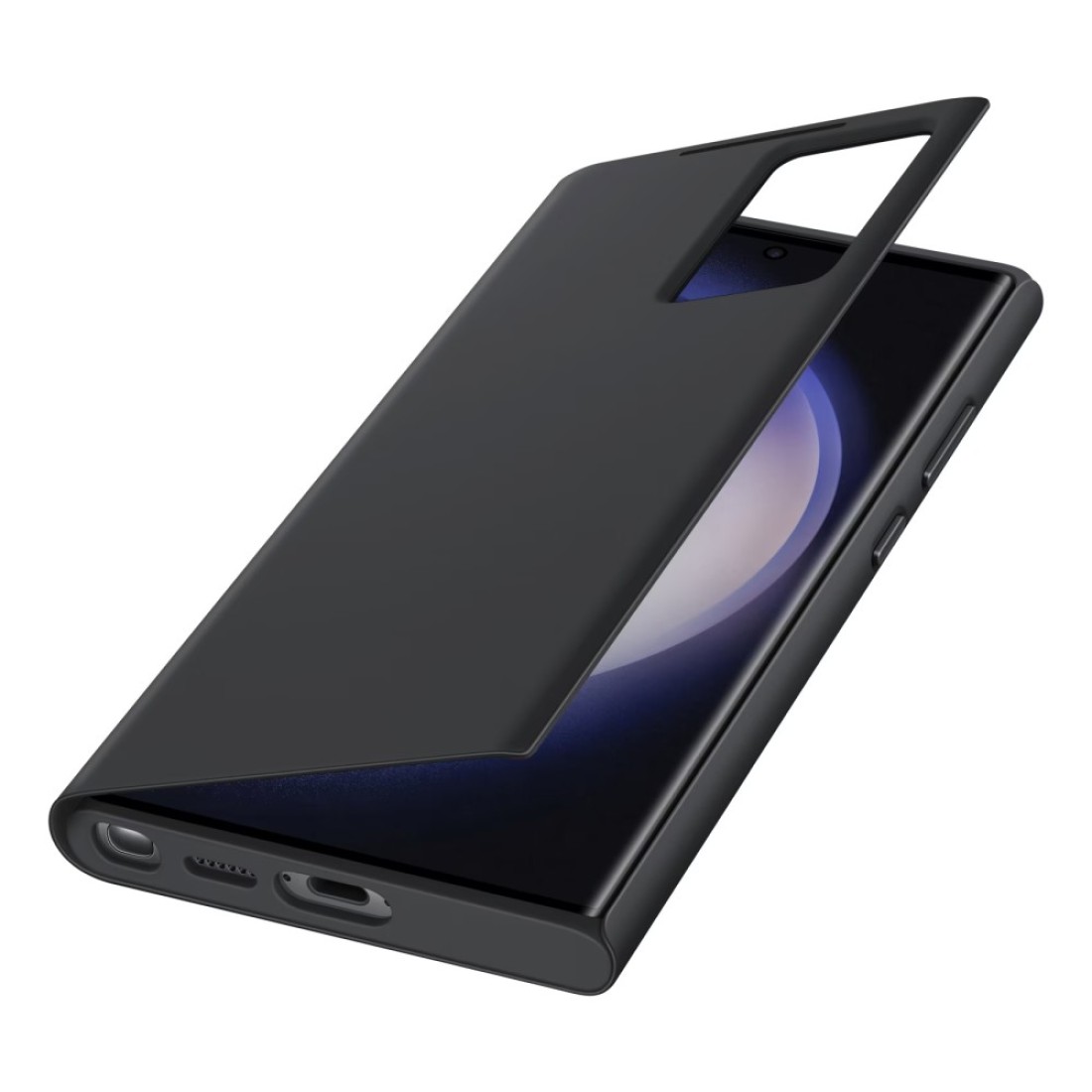 Samsung Smart View Wallet Case For Galaxy S23 Ultra Black