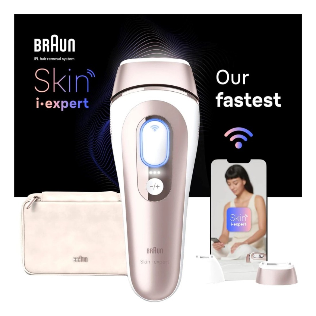 Braun Skin i-expert Pro 7 IPL Hair Removal System PL7147 Rose Gold