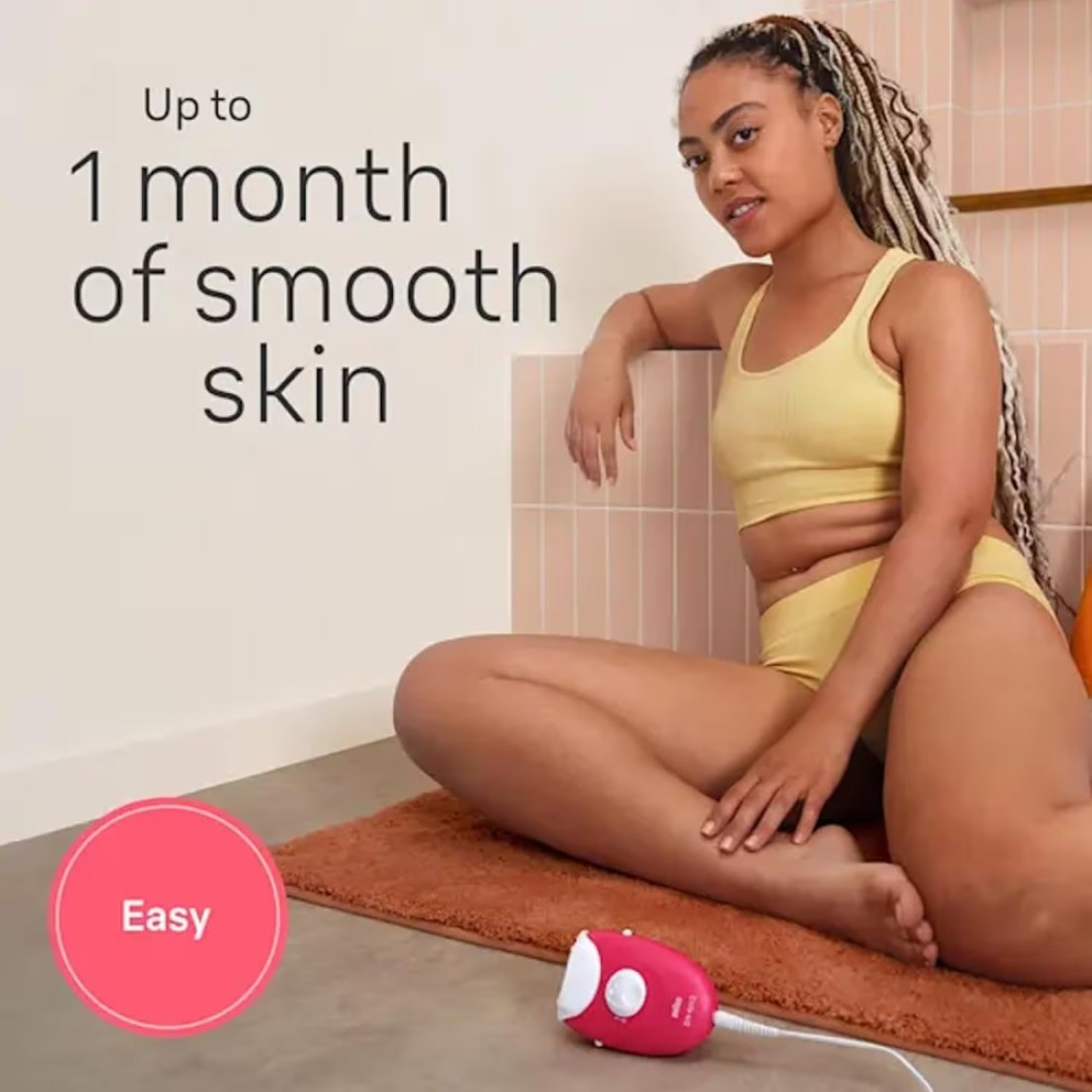 Braun Silk-épil 3 SE 3-000 Epilator for Women Long-Lasting Hair Removal with 20 MicroGrip Tweezers, SmartLight for Precision, Corded for Non-Stop Use, – White