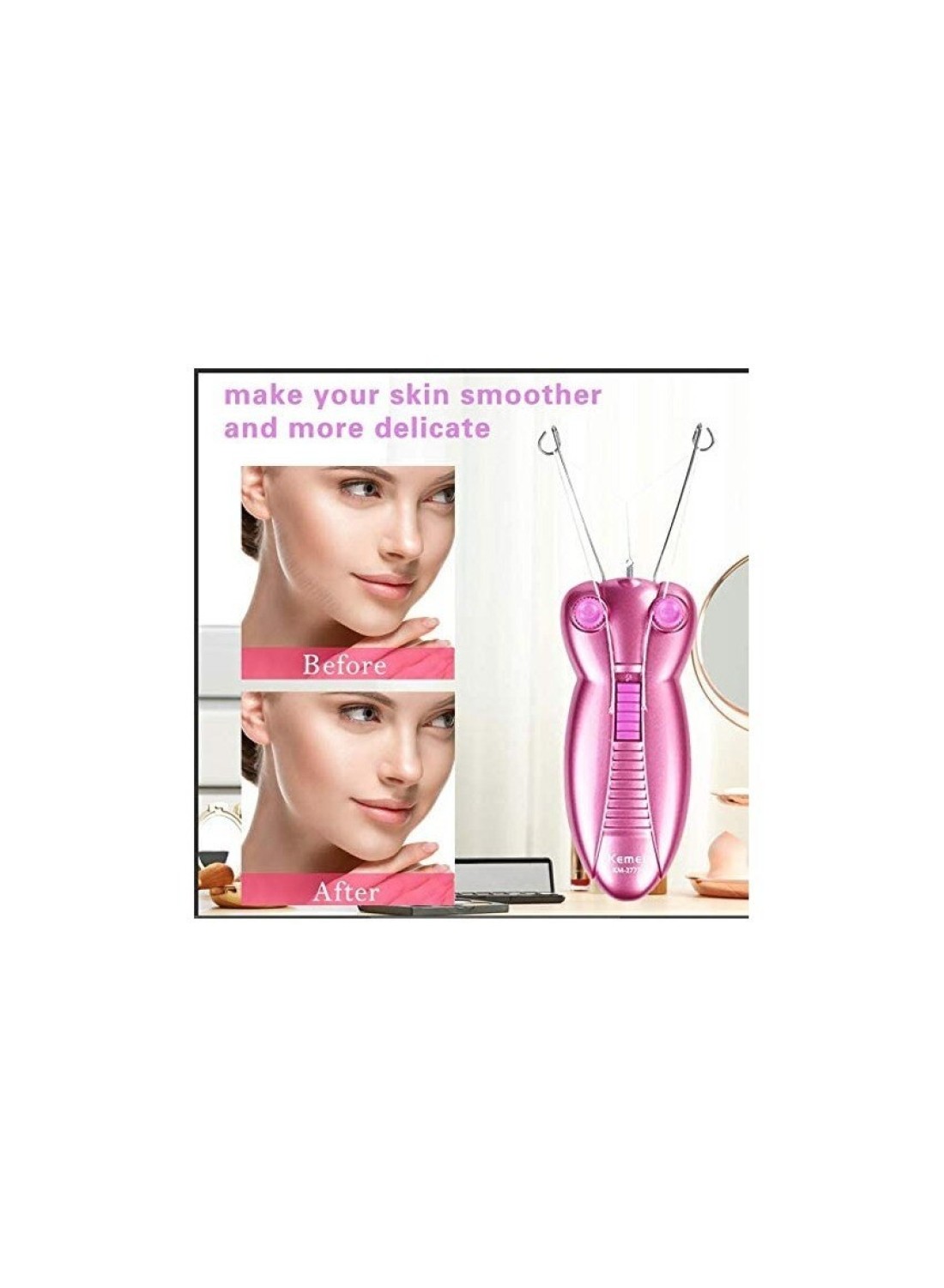 Electric Body Face Facial Hair Remover Defeatherer Cotton Thread Depilator Shaver Lady Beauty Care Machine For Women