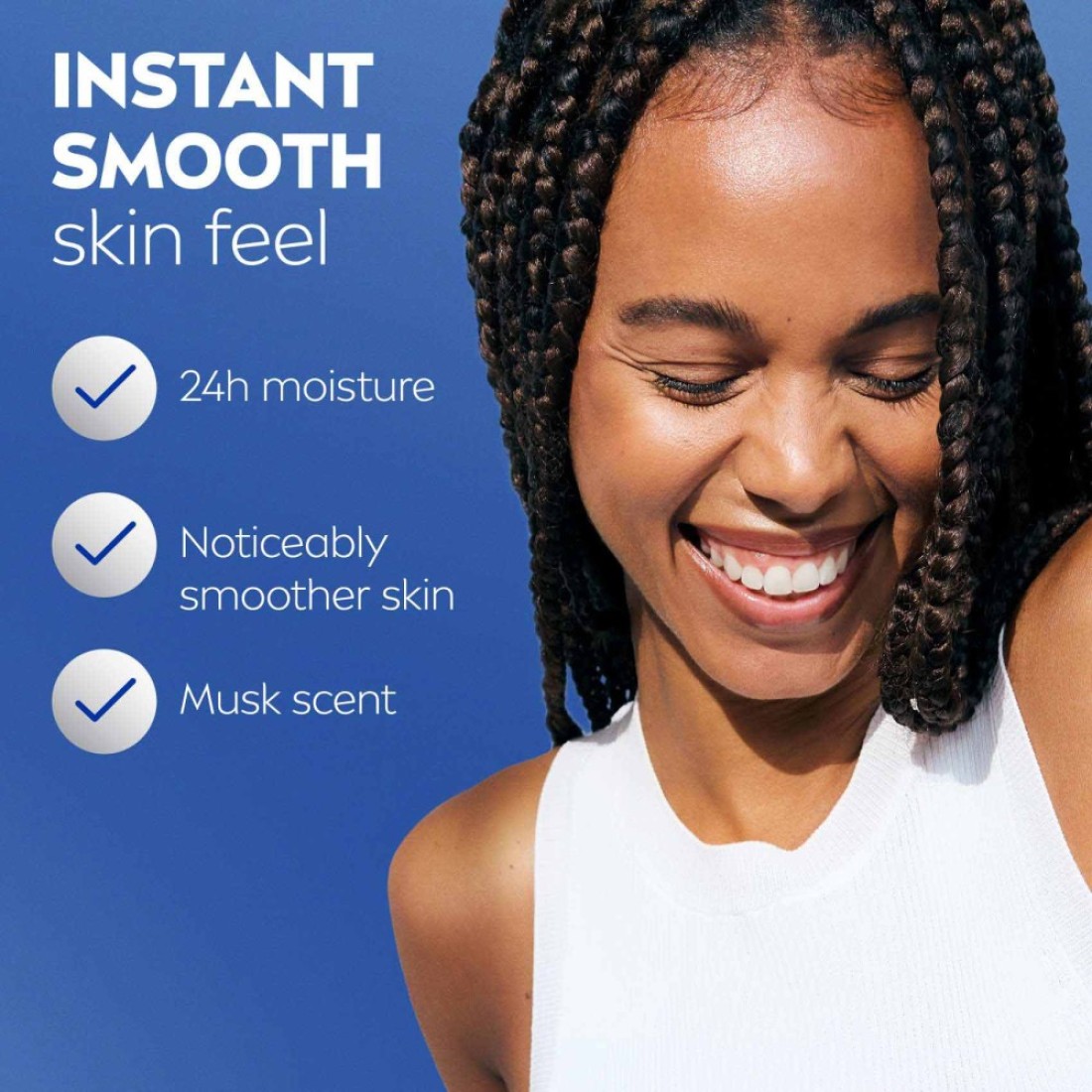 NIVEA Body Lotion, Normal to Dry Skin, Sensual Musk, 400ml