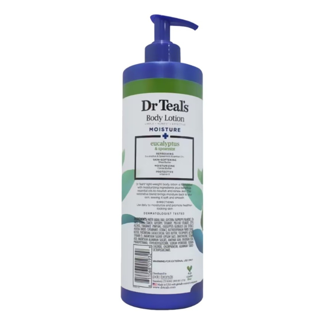 Dr Teal&#39;s Eucalyptus And Spearmint Body Lotion White 532ml