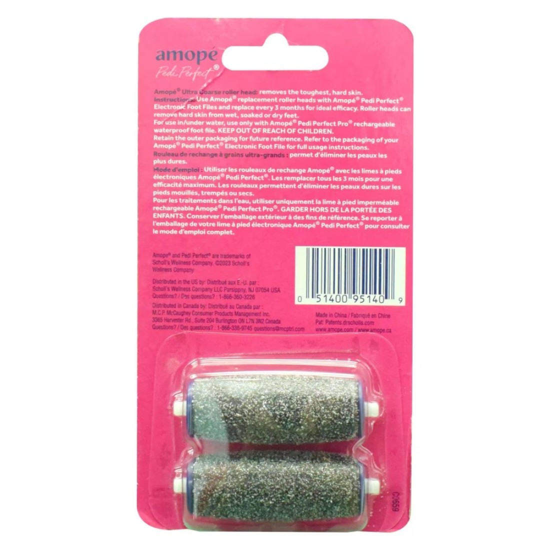 Dr. Scholl&#39;s Amope Pedi Perfect Foot File Coarse Refills 2 Refills