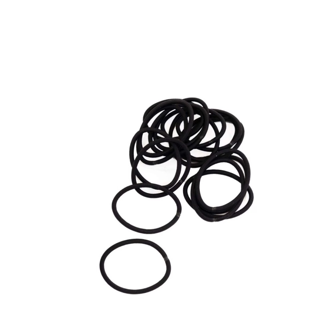 Xcluzive Thick Pony Tailers Black 18 PCS