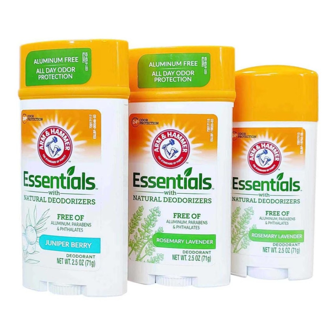 Arm &amp; Hammer Essentials Rosemary Lavender Deodorant Stick Clear 71g