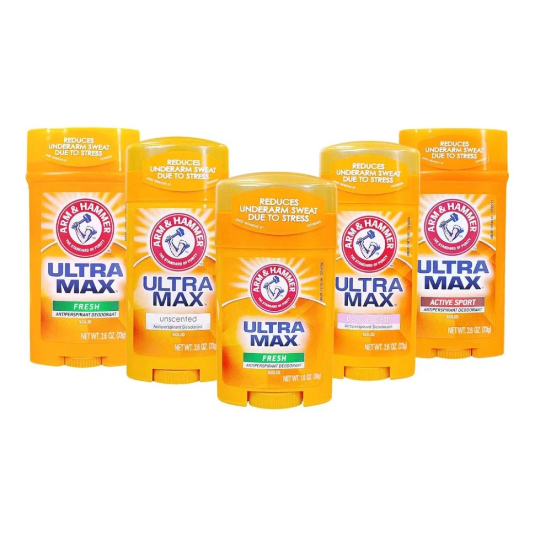 Arm &amp; Hammer Ultra Max Unscented Solid Antiperspirant Deodorant Stick Clear 73g