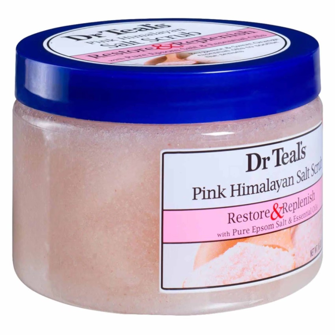 Dr. Teal&#39;s Restore &amp; Replenish Pink Himalayan Sea Salt Scrub 454g