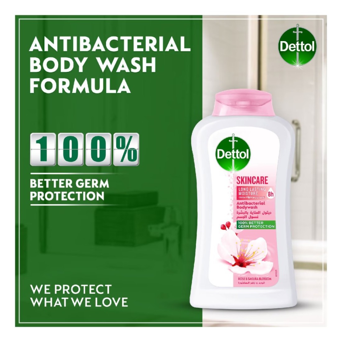 Dettol Fresh Anti Bacterial Body Wash Citrus &amp; Orange Blossom 500ml + 250ml