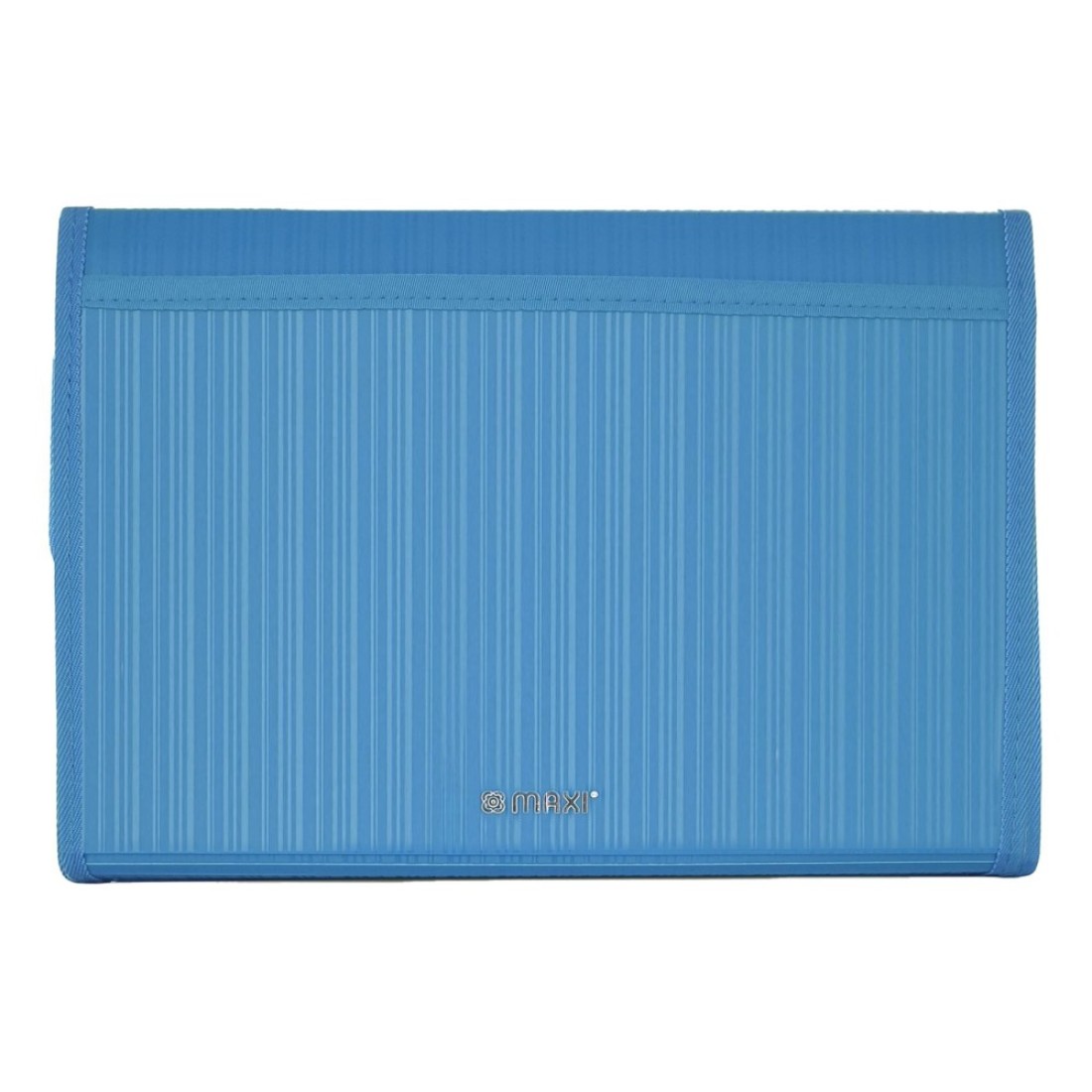 Maxi Expanding File with String A4 Size 13 Tab Teal Blue