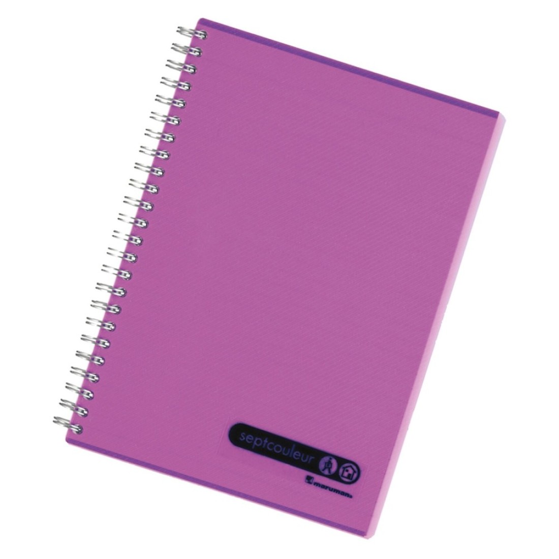 Sept Couleur Notebook Purple B5 80 Sheet