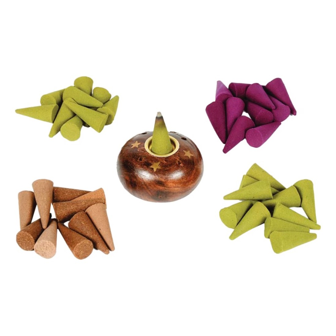 Pure Nature Incense Cones And Holder 40 Cones