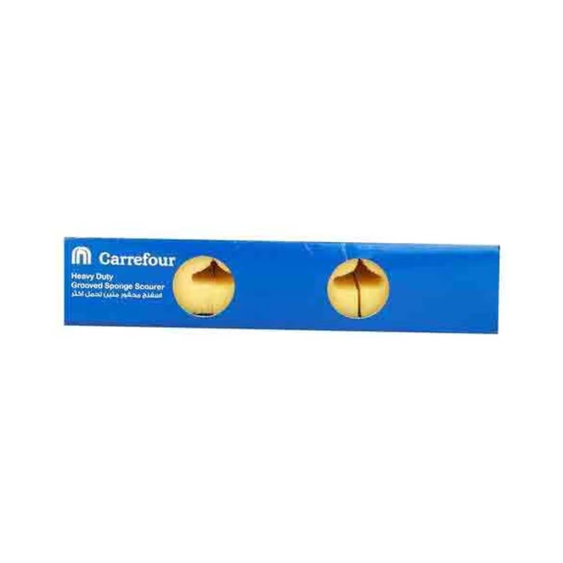 Carrefour Grooved Heavy Duty Scourer Multicolour 3 PCS