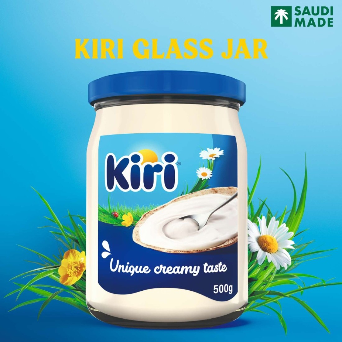 Kiri Cream Cheese Glass Jar 500g Pack of 2