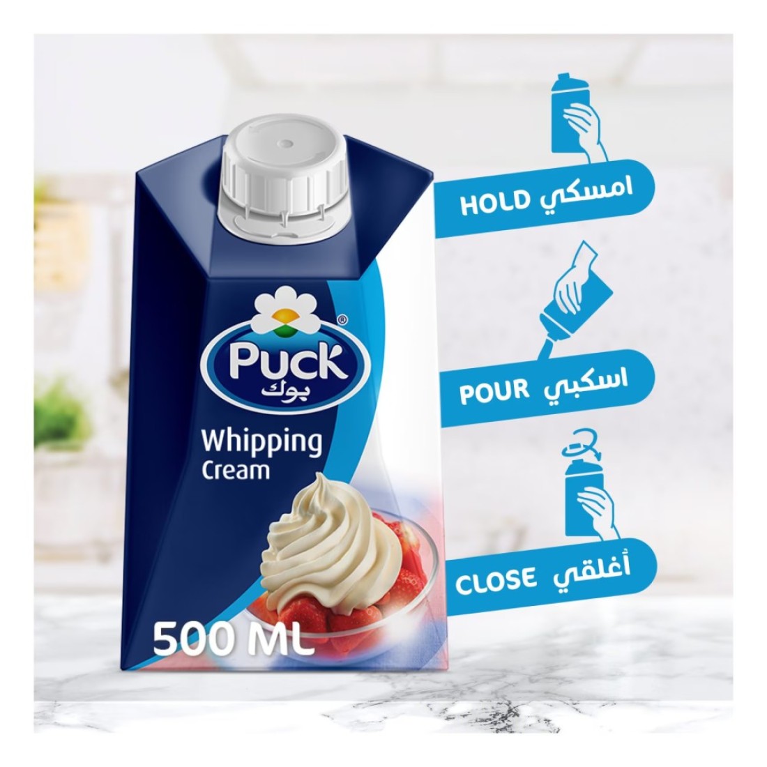 Puck Whipping Cream, 500ml