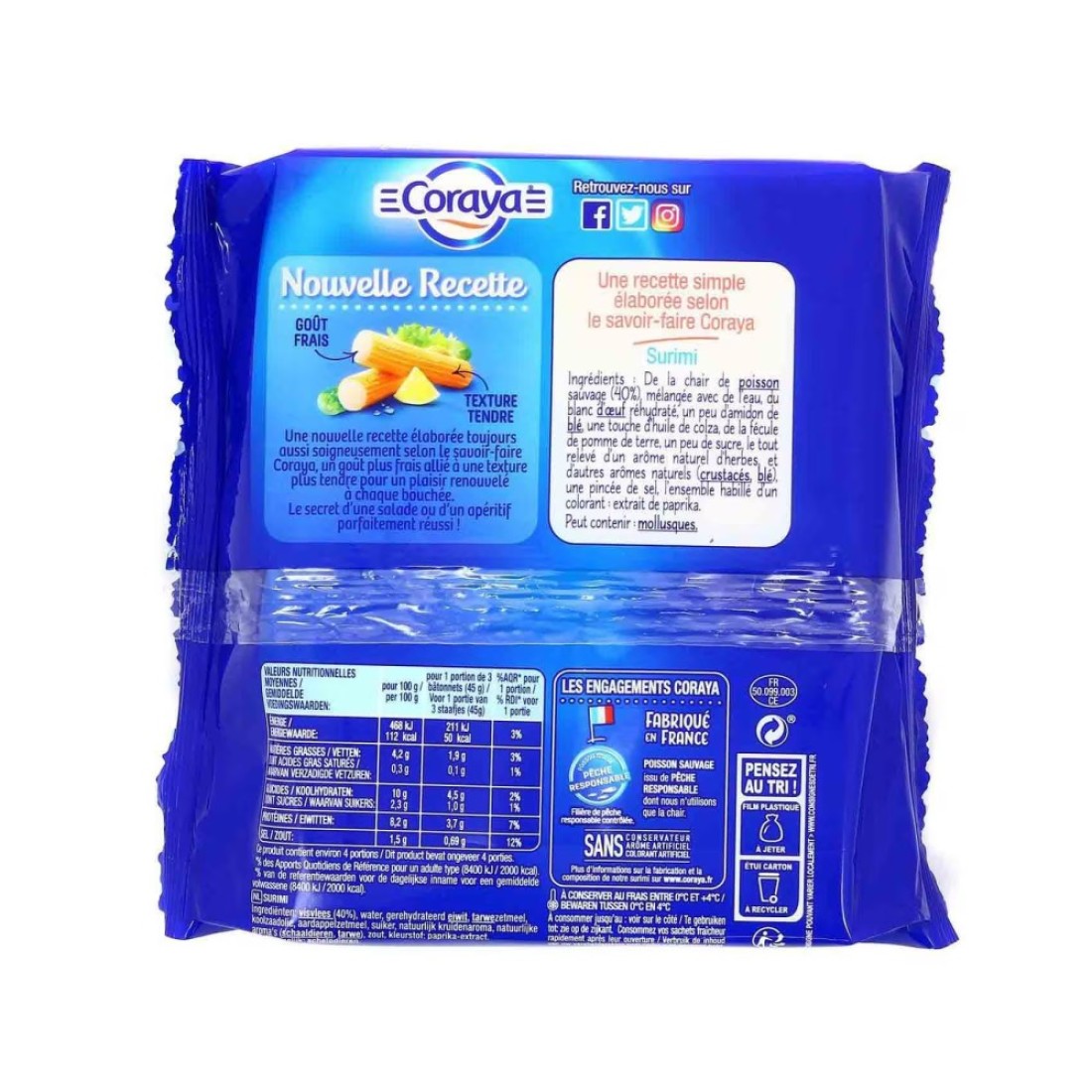 Coraya Original Surimi Sticks 180g