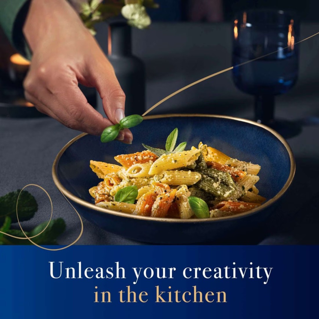 Barilla Collezione Mezze Penne Tricolore Pasta, 500g
