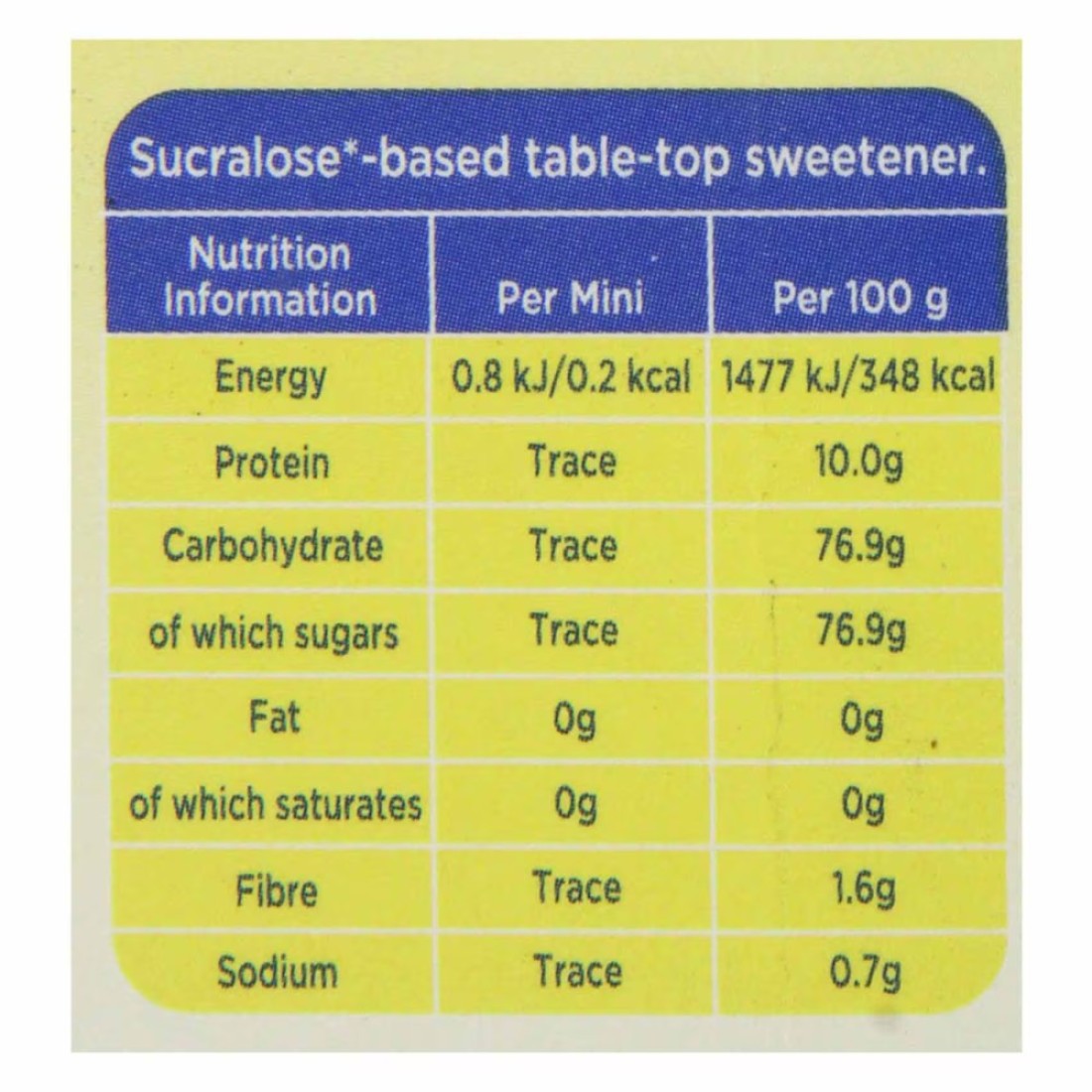 Splenda Sugar Alternative Sweetener Tablets 300 Tablets