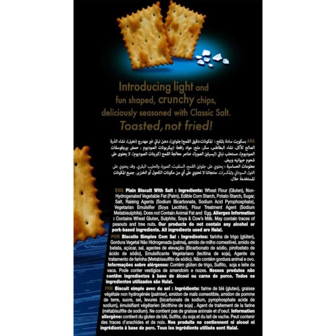 Nabil Kracklite Salted Toasted Chips, 26g
