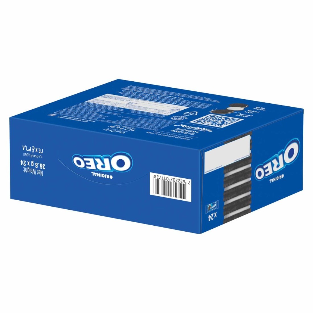 Oreo Original Cookies Extra Large Value Pack, 36.8g Pack of 24