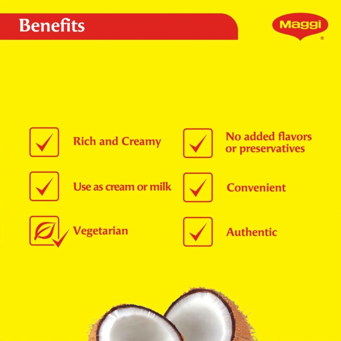 Nestle Maggi Real Coconut Milk Powder Mix 1kg