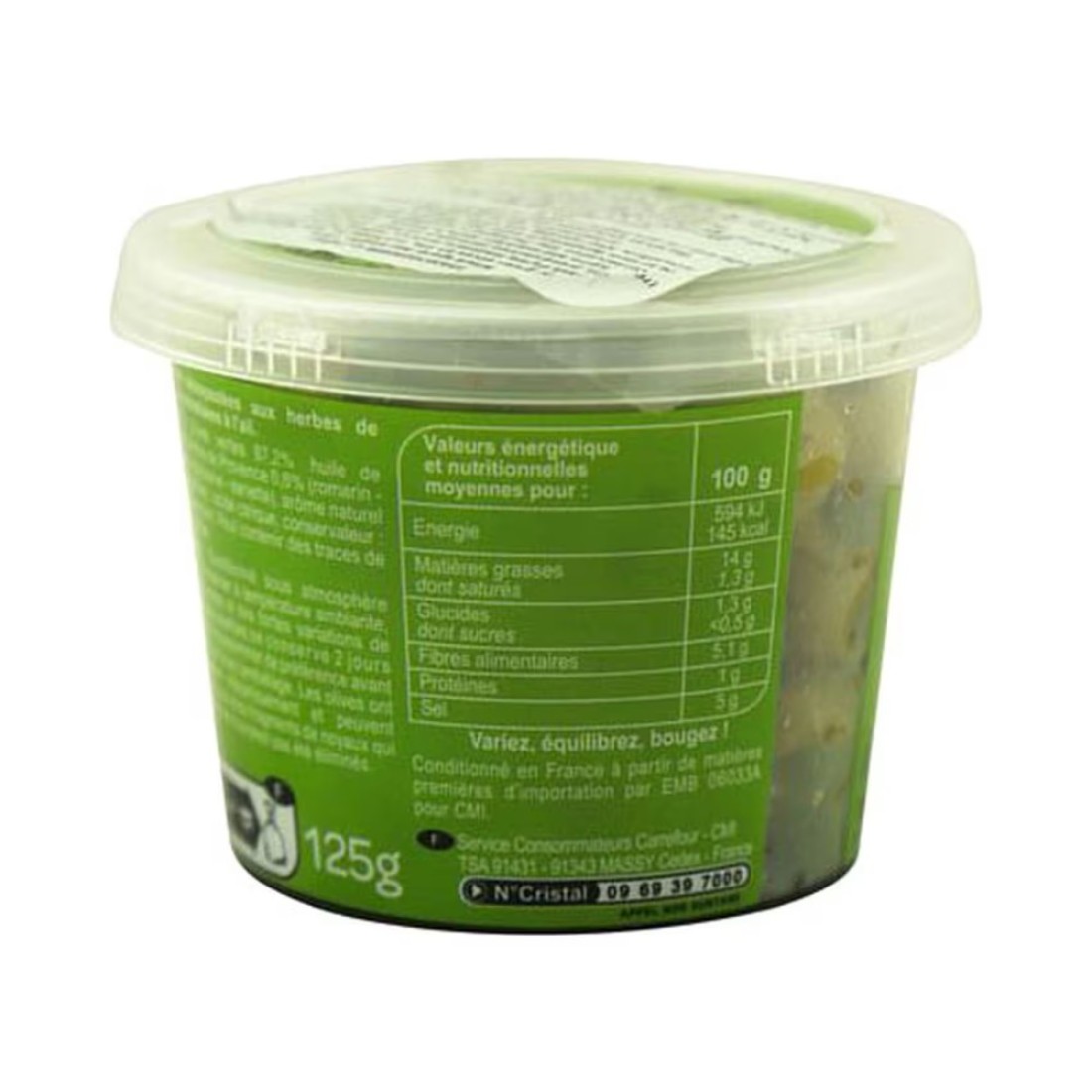 Carrefour Olives With With Provencal Herbs 125g