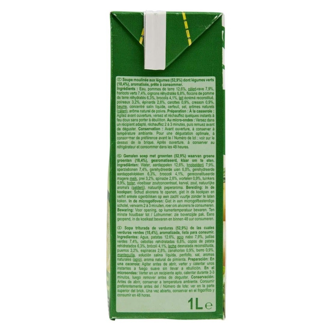 Carrefour Classic Green Vegetables Puree 1L