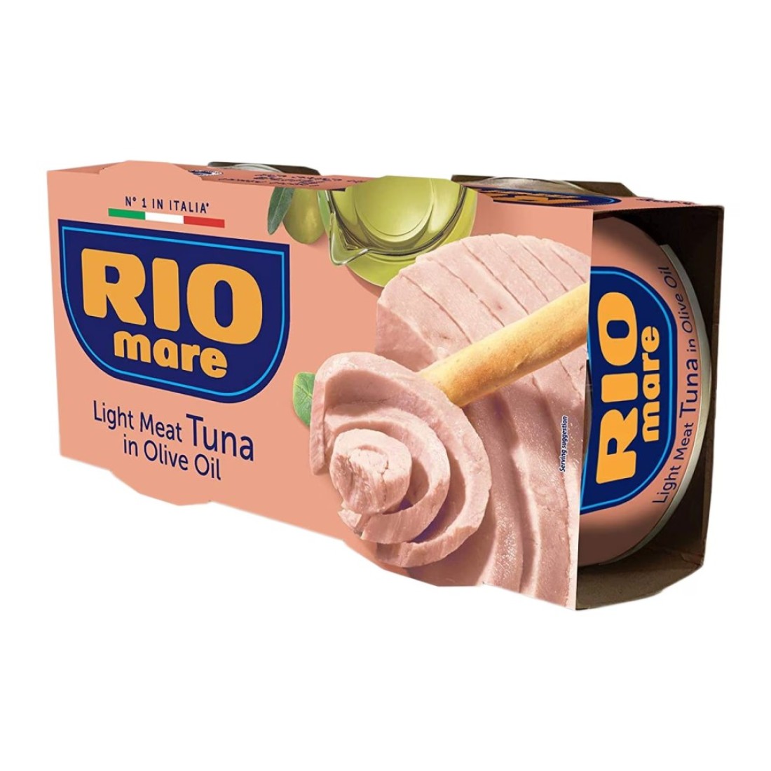 Rio Mare Light Meat Tuna in Olive Oil, 160g Pack of 2