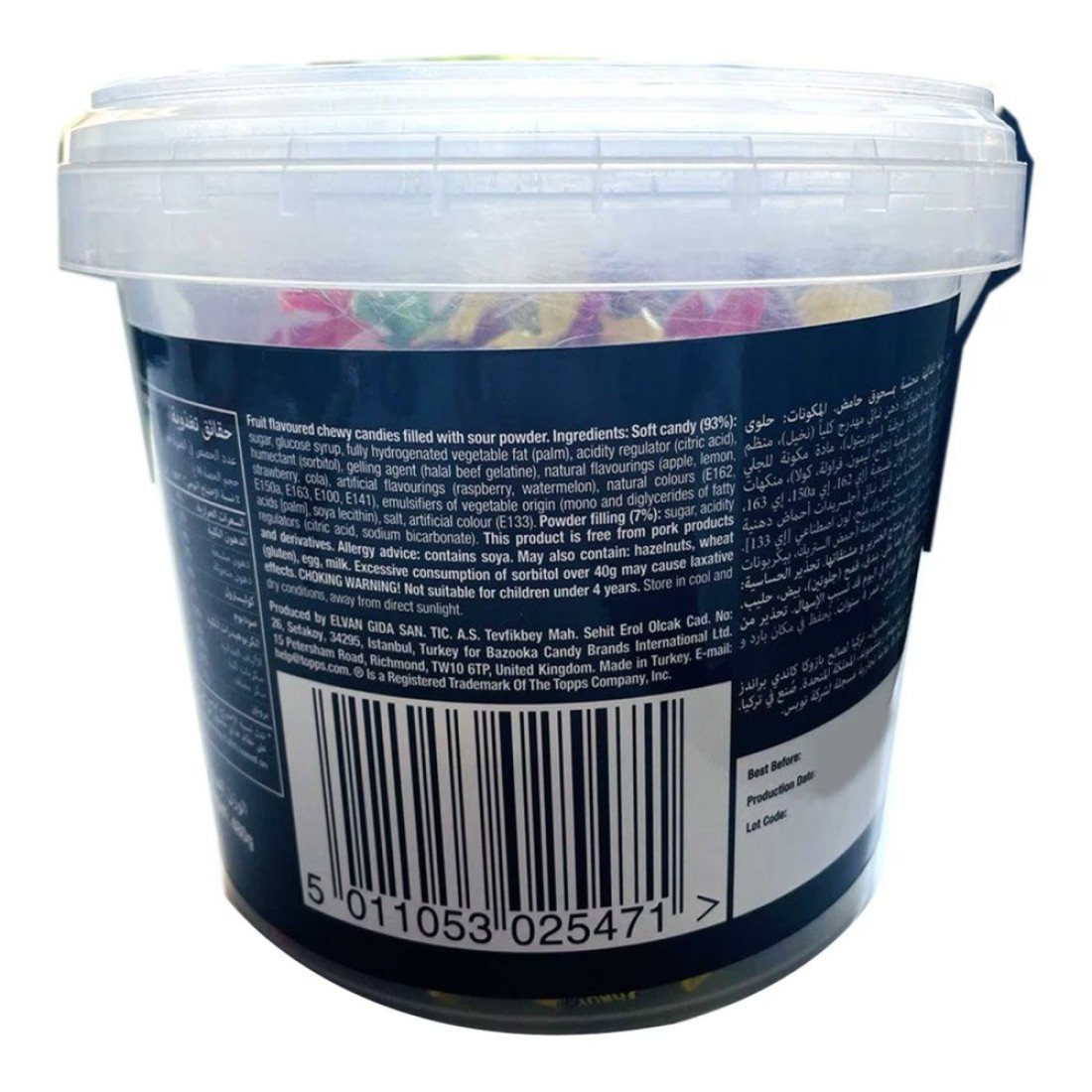 Bazooka Juicy Drop Blast Candy 480g