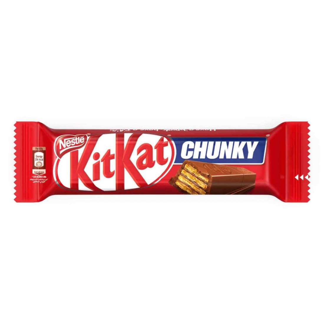 Nestle KitKat Chunky Chocolate Wafer Bar, 40g Pack of 24