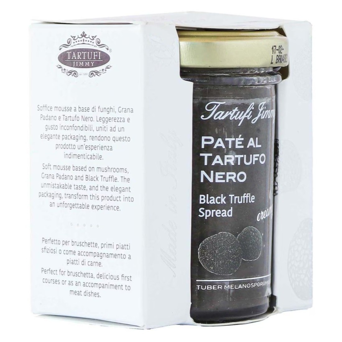 Tartufi Jimmy Black Truffle Spread Pate 85g