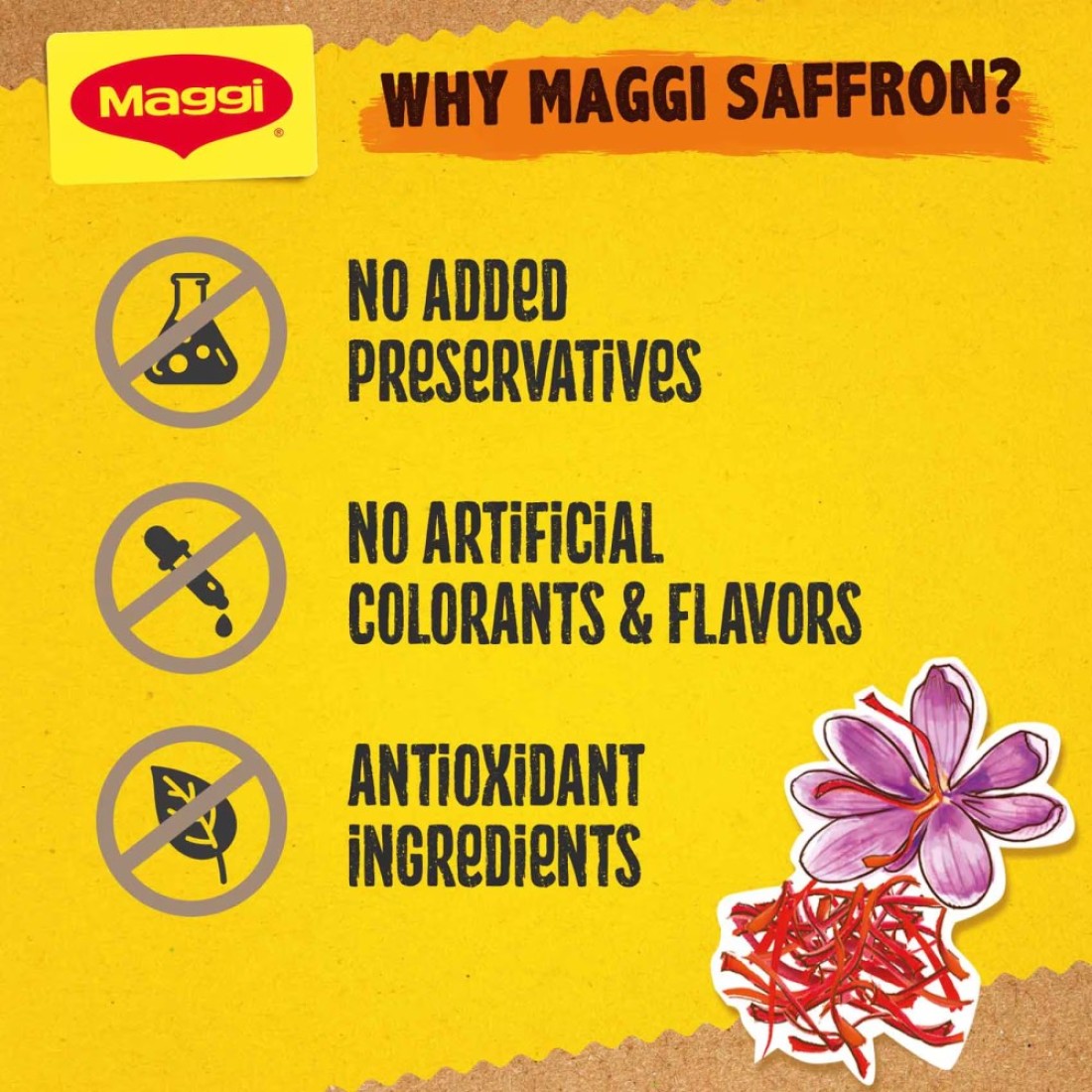 Nestle Maggi Saffron Stock Cube 20g