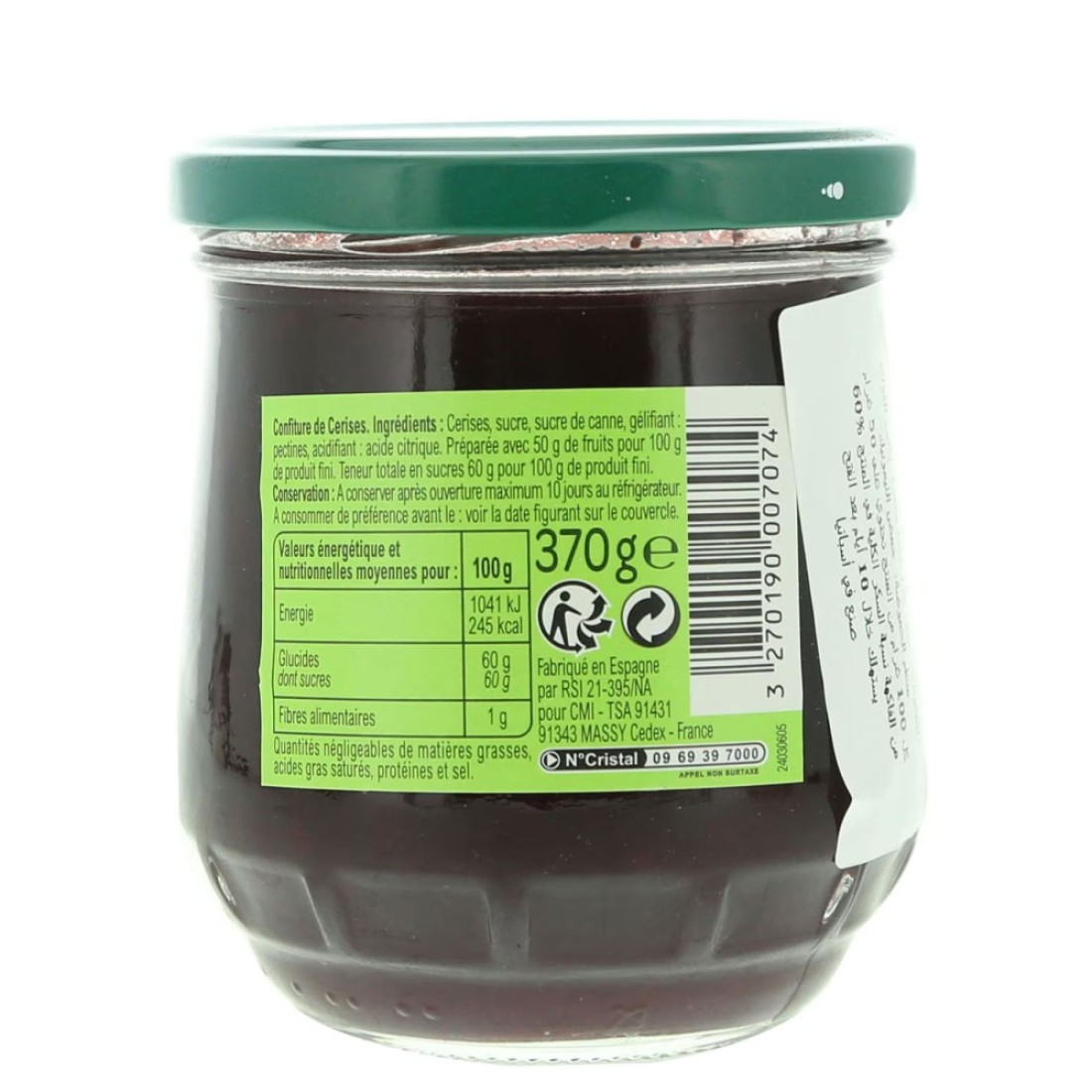 Carrefour Cherry Jam 370g