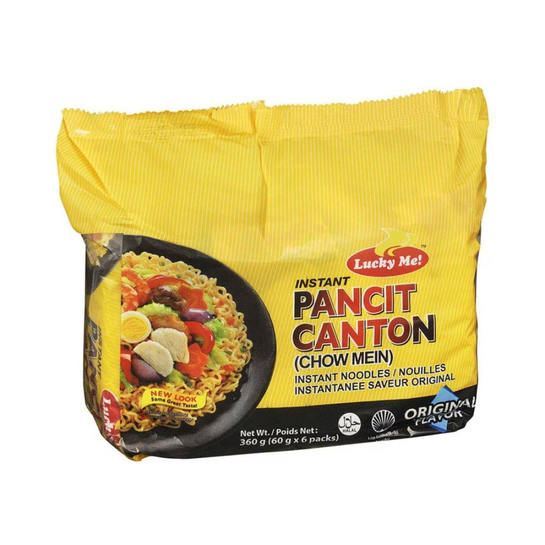 Lucky Me! Original Instant Pancit Canton, 60g Pack of 6