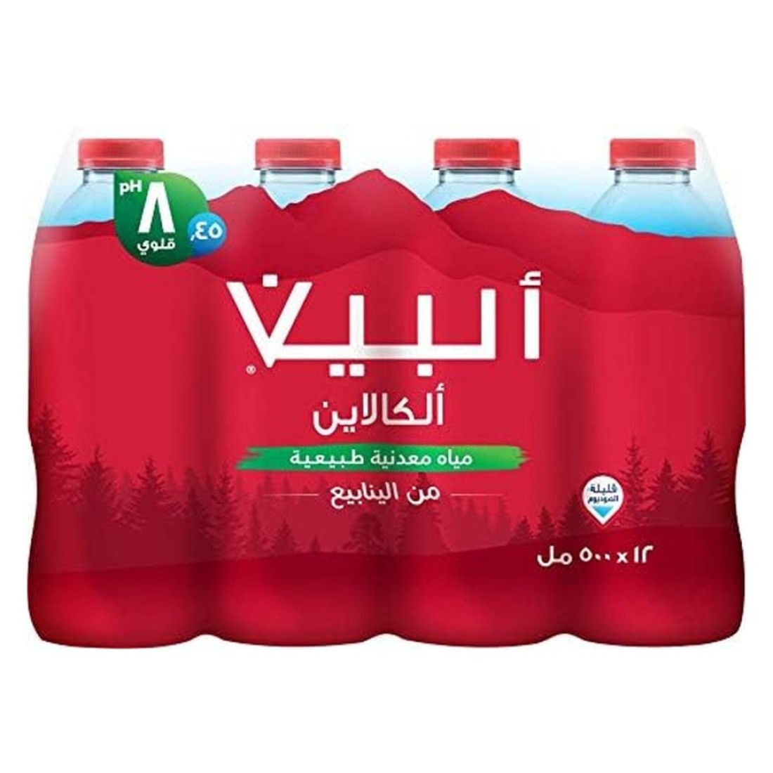 Alpin Alkaline Natural Mineral Water 500ml Pack of 12