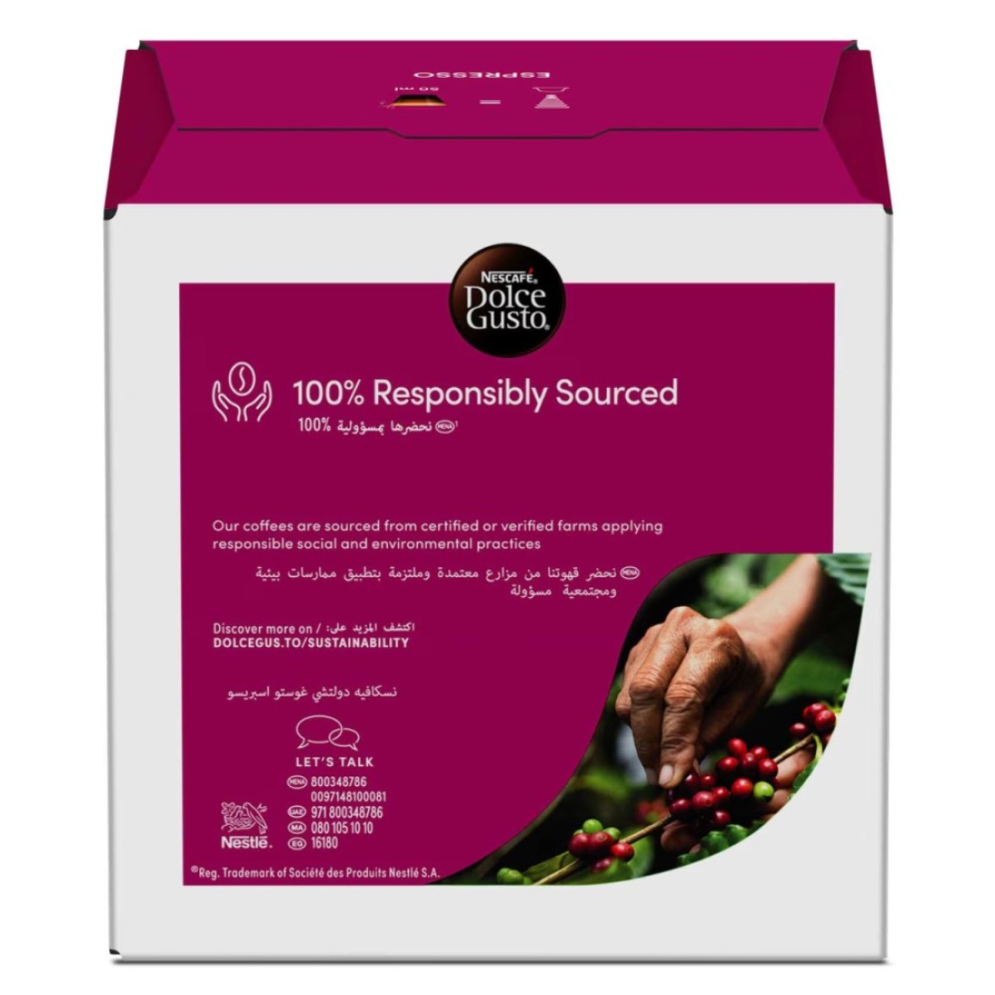 Nescafe Dolce Gusto Espresso Extra Cream Coffee, 16 Capsules