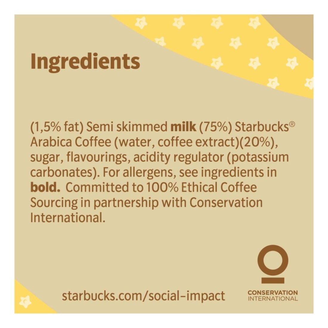 Starbucks Delightful Classic Vanilla Frappuccino Coffee Drink, 250ml