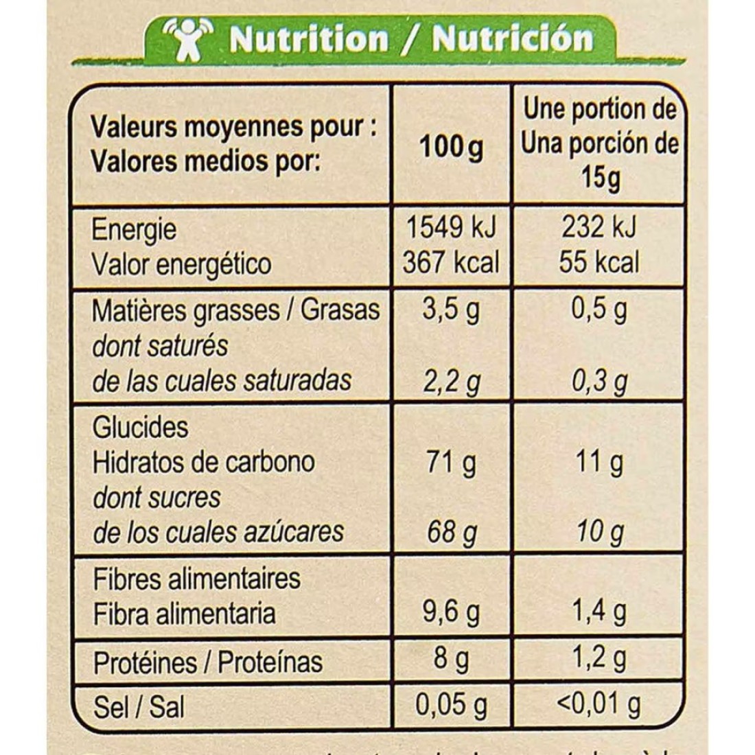 Carrefour Bio Choco Drink Powder 500g