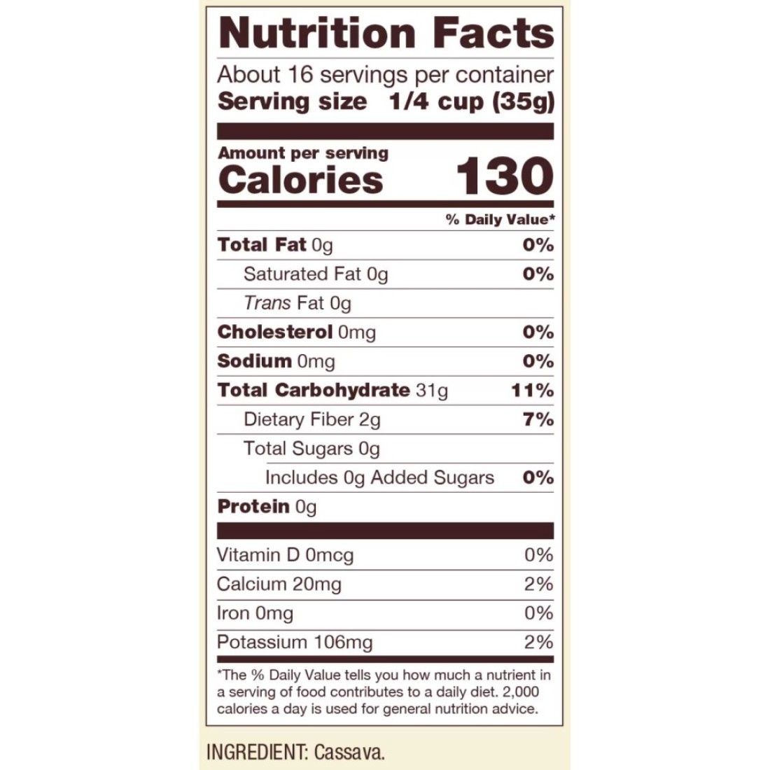 Bob&#39;s Red Mill Grain Free Cassava Flour Gluten Free Non-GMO 567g