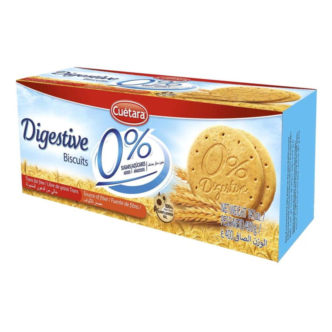 Cuetara Digesta Light Digestives Biscuits 400g