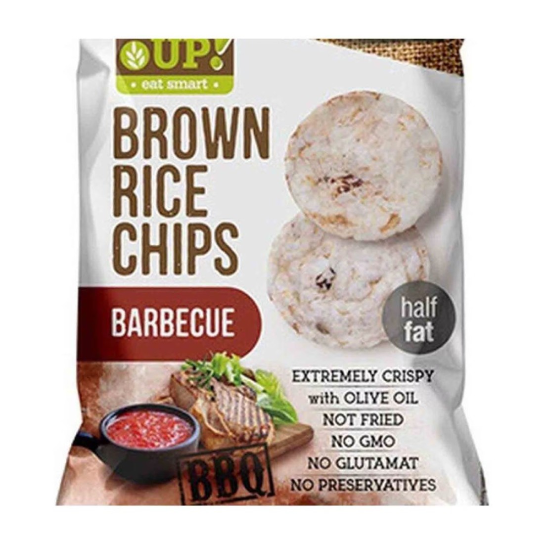 Rice Up! Barbecue Brown Rice Chips, 60g