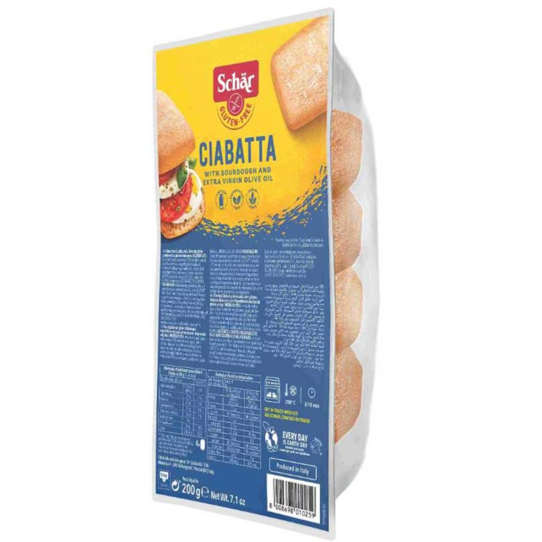 Schar Ciabatta Bread 200g