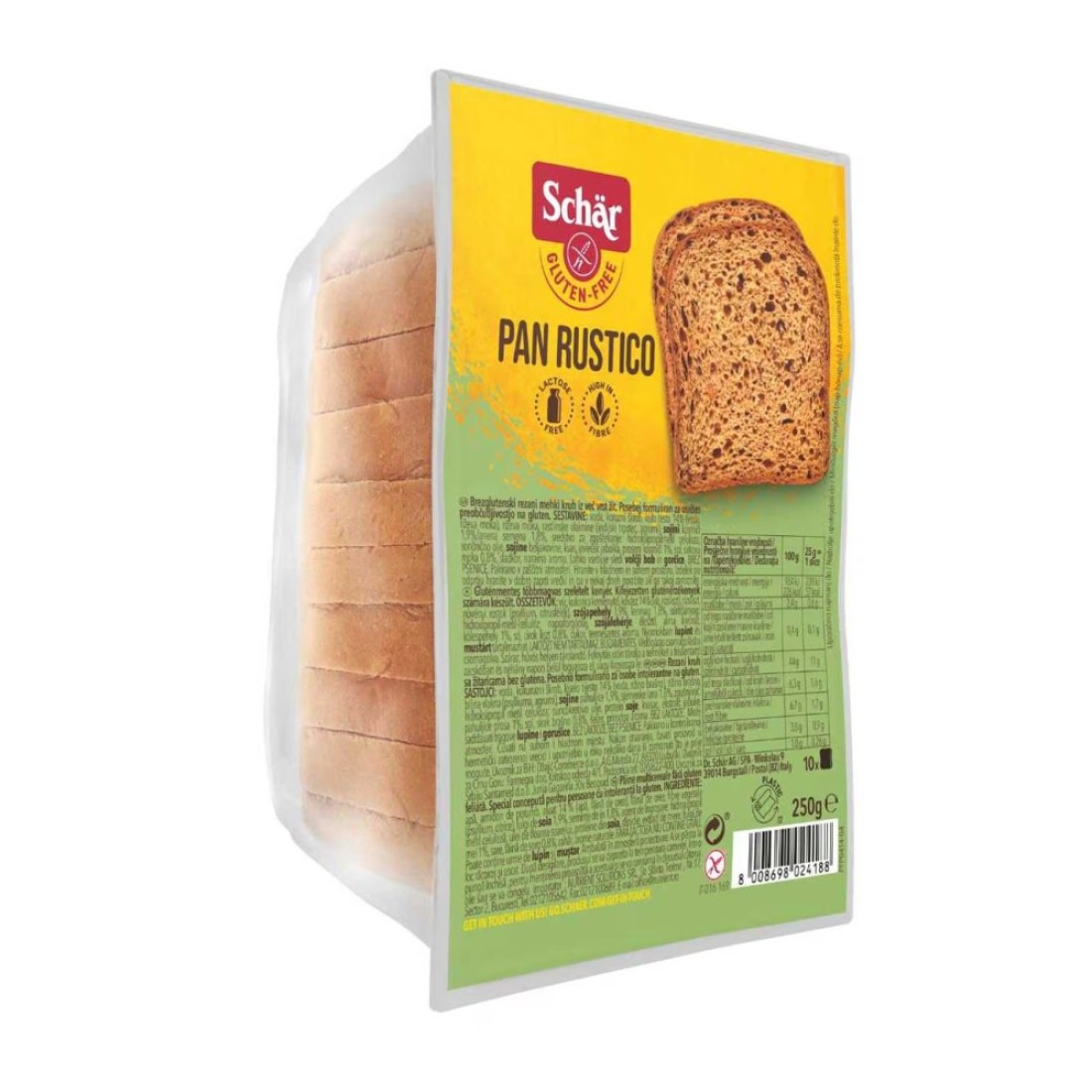 Schar Gluten Free Pan Rustico Breads 250g