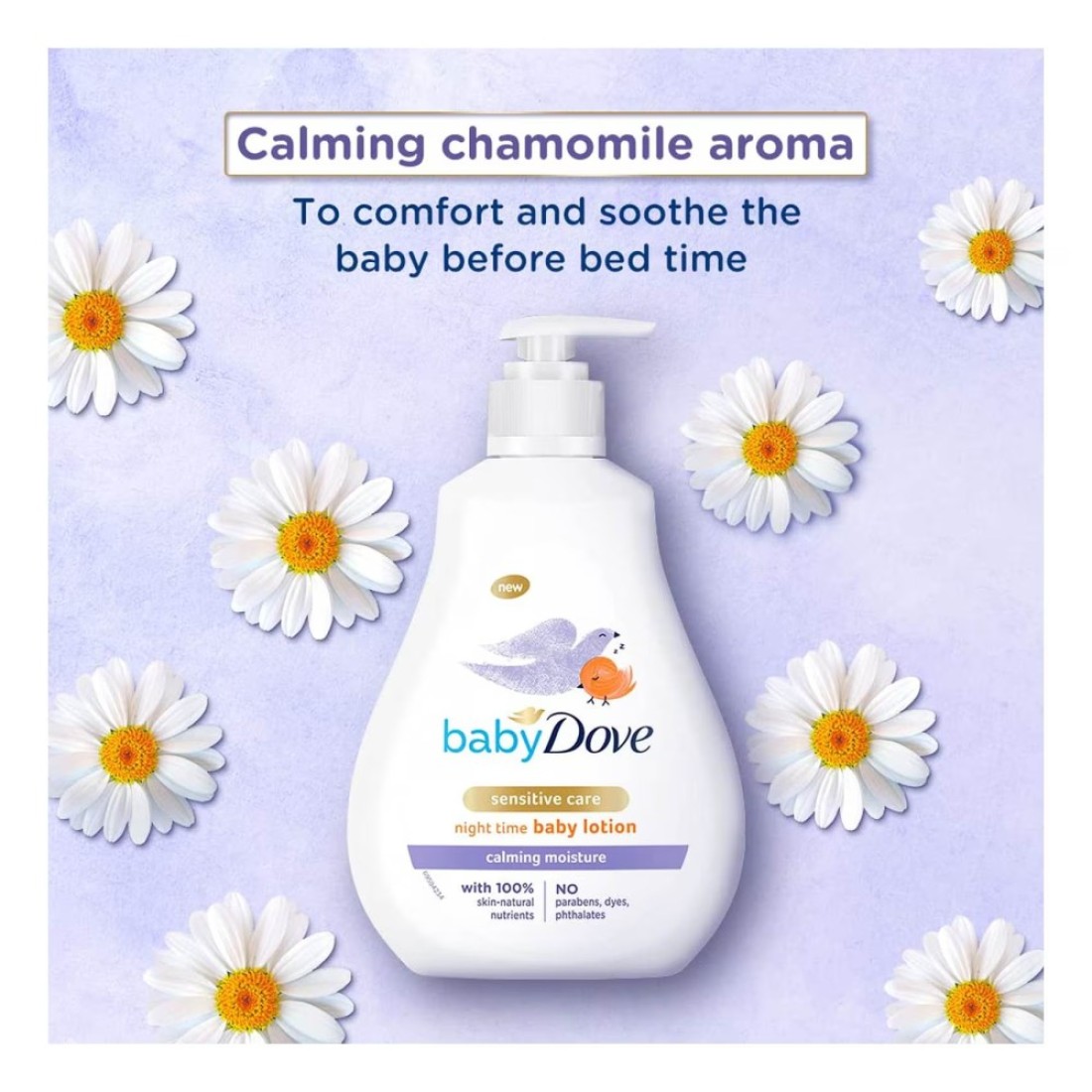 Dove Baby Sensitive Care Calming Moisture Night Time Baby Lotion 400ml